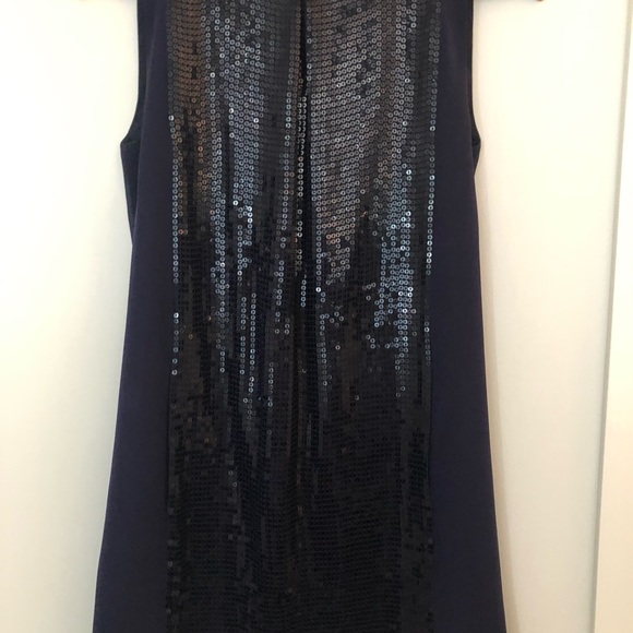 BCBG navy blue sequins party dress - Picture 2 of 3